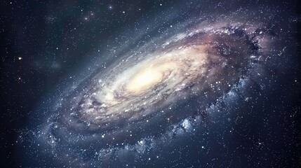 Fototapeta premium Cosmic texture huge Milky Way galaxy background