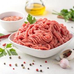 minced meat in a bowl