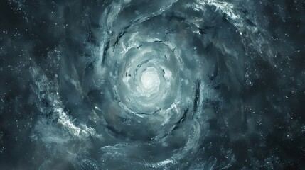 Fototapeta premium Beautiful spiral starry sky gradient background