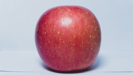 Red Aple on Isolated White Background