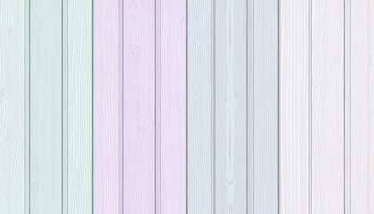 Pastel colored wooden planks background for design, copy space