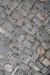 Ancient Stone Cobbled Pavement - Rustic and Historic