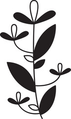 Floral Decorative Illustration Elements