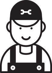 Mechanic Avatar Illustration
