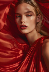 Vestido de noche rojo 12