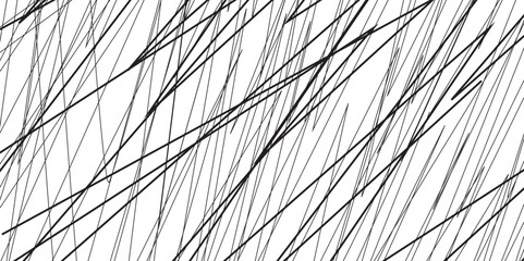 Obraz premium Straight vertical lines and double diagonal lines intersecting them. Hand drawn lines. Abstract black diagonal lines and luxury elegant pattern background . creative geometric shape background./