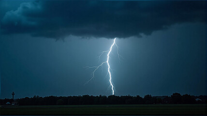 lightning in the city