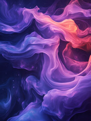 Fototapeta premium Abstract swirling colors. Concept of ethereal, cosmic, and dreamlike.