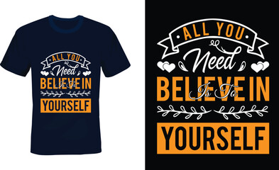 Vector.  typography t shirt design