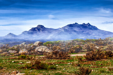 Sierra Paramera after the fire.