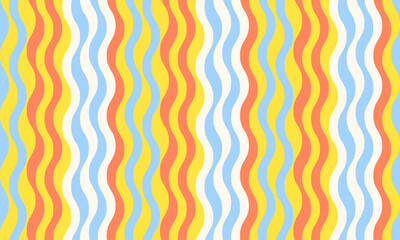 vertical striped design with flowing curves and textured waves. Artistic colors blend with simplicity and creativity, adding elegance to posters, textiles, or graphic prints with vibrant paint.