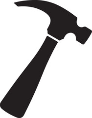 Hammer Silhouette Vector Illustration Design Icon