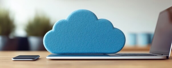 A developer testing cloud connected services on a smartphone and laptop, showcasing seamless cross platform integration