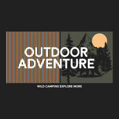 Outdoor Adventure Wild Camping Exploring More.eps