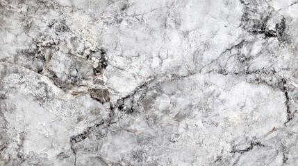 Fototapeta premium Elegant grey marble surface showcasing intricate natural patterns and textures under soft lighting
