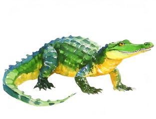 Obraz premium Krokodyl ilustracja