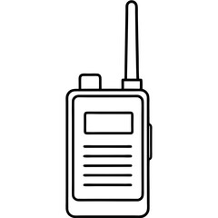 Walkie-Talkie Vector Icon Design
