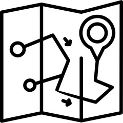 Route Map Icon