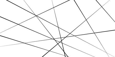 Random diagonal line on white background. Random, chaotic lines element. Random stripes