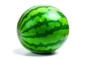 watermelon on white background 