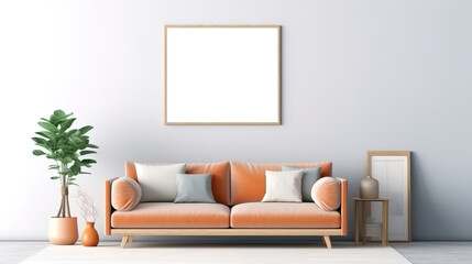 Fototapeta premium Luxurious Artwork in minimal interior design