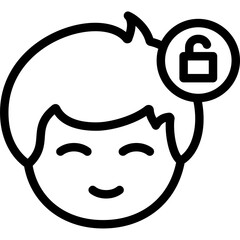 Unlock icon Icon