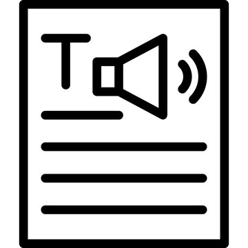 Text to speech Icon