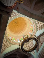 A mosque with a sightfull structure 