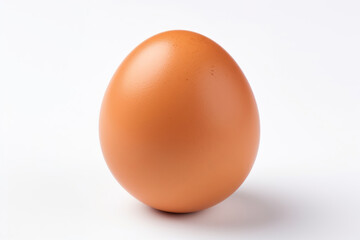 Chicken egg isolated on clear white background