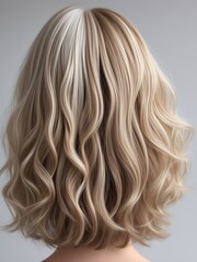 Naklejka premium women's blonde hair