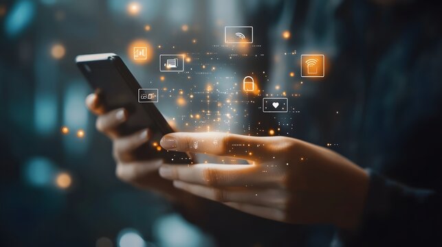 Customer journey concept. Businessman use smartphones with virtual customer journey icons, and journey evaluations to boost satisfaction, encourage repeat business, and drive revenue growth,


