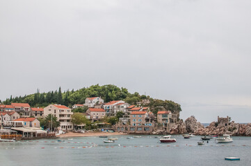 Resort village Pržno in the municipality of Budva,  Montenegro. 