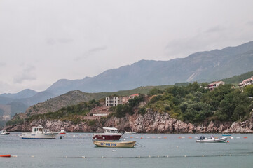 Resort village Pržno in the municipality of Budva,  Montenegro. 