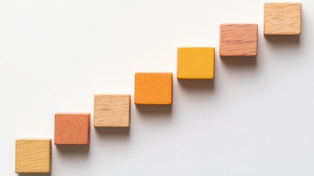 good growth and progress concept. Strategic timeline linking growth phases with progress checkpoints, good growth progress strategy, organized long-term planning