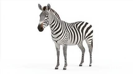 Fototapeta premium Joyful Surprised Zebra Image