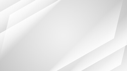 Modern White Background. Technology Banner. Vector Illustration. Abstract Business Wallpaper