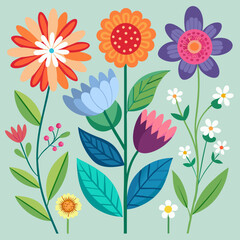 pattern with flowers