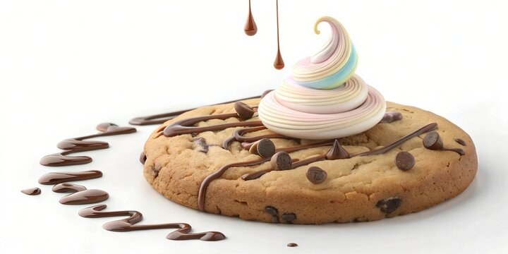 Delicious Flump Cookie Food Photography: Stock Photo For Backgrounds, Graphics, and Design Projects
