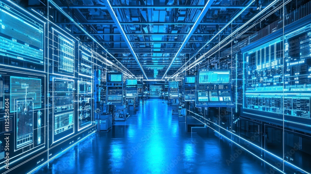 Poster energy stock power tradingan inside look at high-tech power control centers in a digital environment