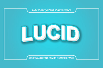 Editable text style effect - Stylish Lucid Text Effects