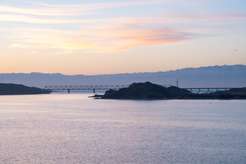The bay at the Kapchagai reservoir is not far from Almaty.