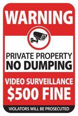 No Dumping Sign