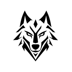 wolf tribal tattoo