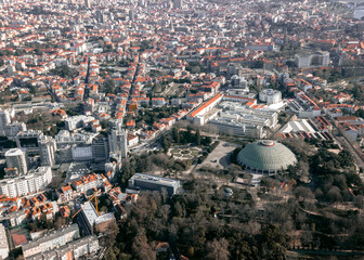 Aerial View, TopDown Photo of Porto Downtown