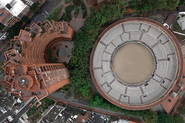 Aerial View, TopDown Photo of Bull Stadium