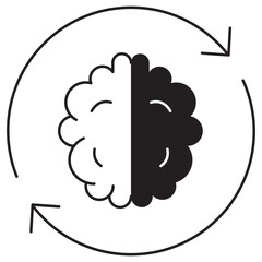 Inspiring Chang Icon, Driving Transformation Through Leadership and Vision, Empowering Communities to Inspire Positive Change, Vector