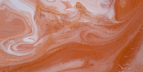 Fototapeta premium Luminous Flow: Exploring the Magic of Liquid Art in Oil Paint 
