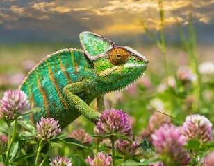 Obraz premium Auf einer Kleewiese