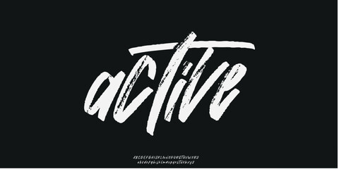 Alphabet Font Collection Classic and Modern Lettering Elegant Minimalist 
