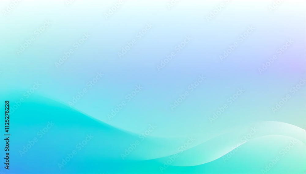 Aufkleber soft waves of color blend seamlessly in a tranquil abstract design